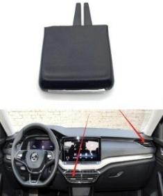 Black Right & Central Left Ac Vent Grille Slider for Skoda Ocatvia (2015-2021)-1