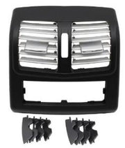 Black & Silver Rear AC Vent Grille with Chrome New High-end Model for Mercedes Benz E-Class W212 (2014-2015)-1