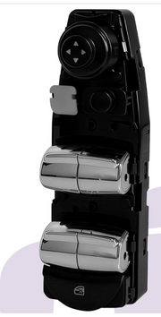 Master Window Switch for MINI MINI COUNTRYMAN / COOPER COUNTRYMAN R60 (2013-2016) in Chrome/Black color 9 Pin