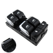 Black Chrome Master Window Switch Regulator For Audi A6 C7 Sedan (2012-2017) 5