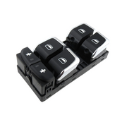 Black Chrome Master Window Switch Regulator For Audi A6 C7 Sedan (2012-2017) 3