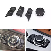 CIC Multimedia Buttons for BMW 1 SERIES E81 (2007-2012) in Black color Model A, PC and ABS