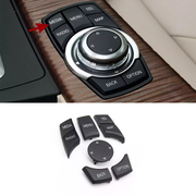 CIC Multimedia Buttons for BMW 1 SERIES F21 (2015-2017) in Black color Model B with PC and ABS