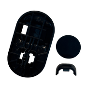 Sun Visor Mirror Clips Set for MINI MINI / COOPER F56 (2014-2024) in Black color