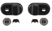 Sun Visor Mirror Clips Set for MINI MINI / COOPER F56 (2014) in Black color
