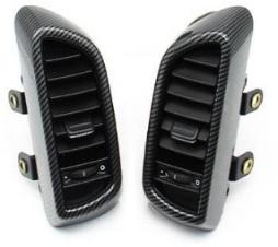 Carbon Fiber Left & Right AC Vent Grille Assembly for Porsche Cayenne 795 (2010-2017) (2 Pcs)-1