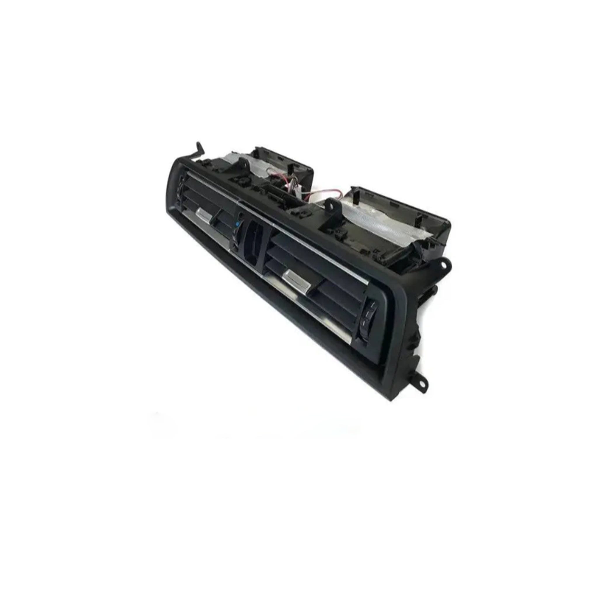 Central AC Vent Assembly for BMW 5 Series F11 (2010-2016) in Black color Chrome