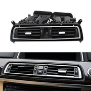 Central AC Vent Assembly for BMW 7 SERIES F02 (2009-2015) in Black color Chrome