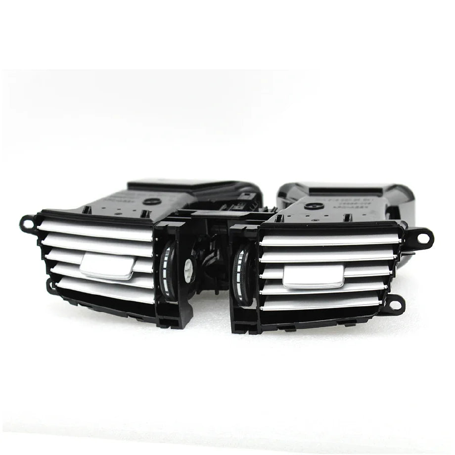 Central AC Vent Assembly for MERCEDES-BENZ E-CLASS W212 (2009-2016) in Black & Silver color Chrome