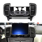 Central AC Vent Assembly for MERCEDES-BENZ ML-CLASS W166 (2012-2015) in Black color New Model Chrome