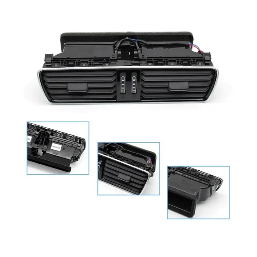 Central AC Vent Assembly for VW PASSAT CC (2007-2019) in Black color