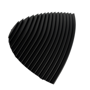 Central AC Vent Cover for MERCEDES-BENZ E-CLASS W211 (2002-2008) in Black color Model B
