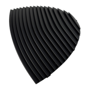 Central AC Vent Cover for MERCEDES-BENZ E-CLASS W211 (2002-2008) in Black color Model B