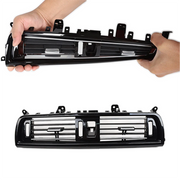 Central AC Vent Grille for BMW 5 SERIES F10 (2010-2016) in Black color Piano Black Chrome