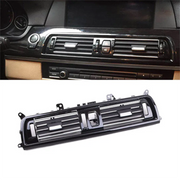 Central AC Vent Grille for BMW 5 SERIES F10 (2010-2016) in Black color Piano Black Chrome