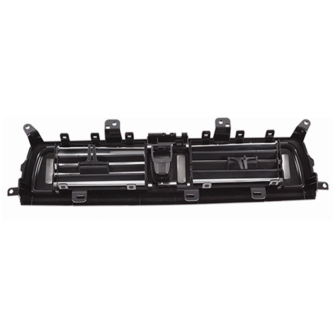 Central AC Vent Grille for BMW 5 Series F11 (2010-2016) in Black color Piano Black Chrome