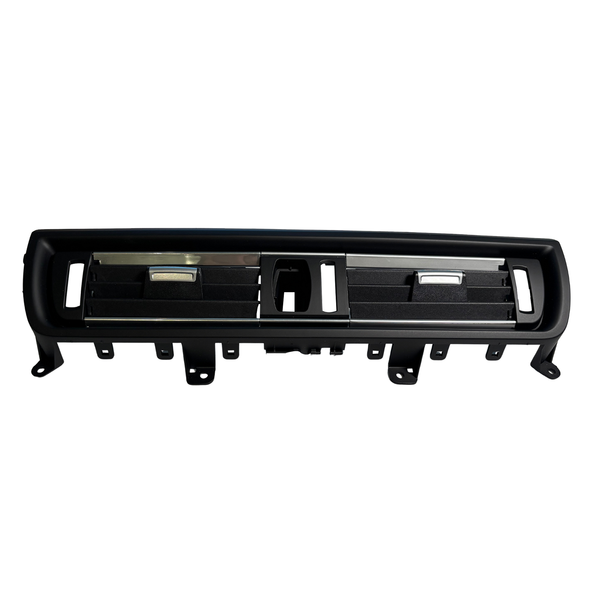Central AC Vent Grille for BMW 5 Series F18 (2010-2016) in Black color Chrome