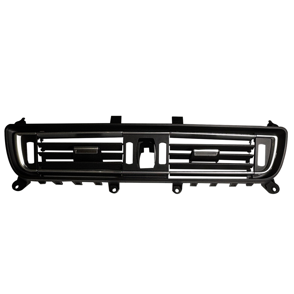 Central AC Vent Grille for BMW 7 SERIES F01 (2009-2015) in Black color Standard Model Chrome