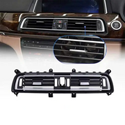 Central AC Vent Grille for BMW 7 SERIES F03 (2012-2015) in Black color High-End Model Model C Chrome