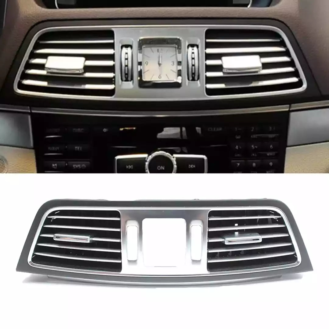 Central AC Vent Grille for MERCEDES-BENZ E-CLASS W207 (2013) in Silver color
