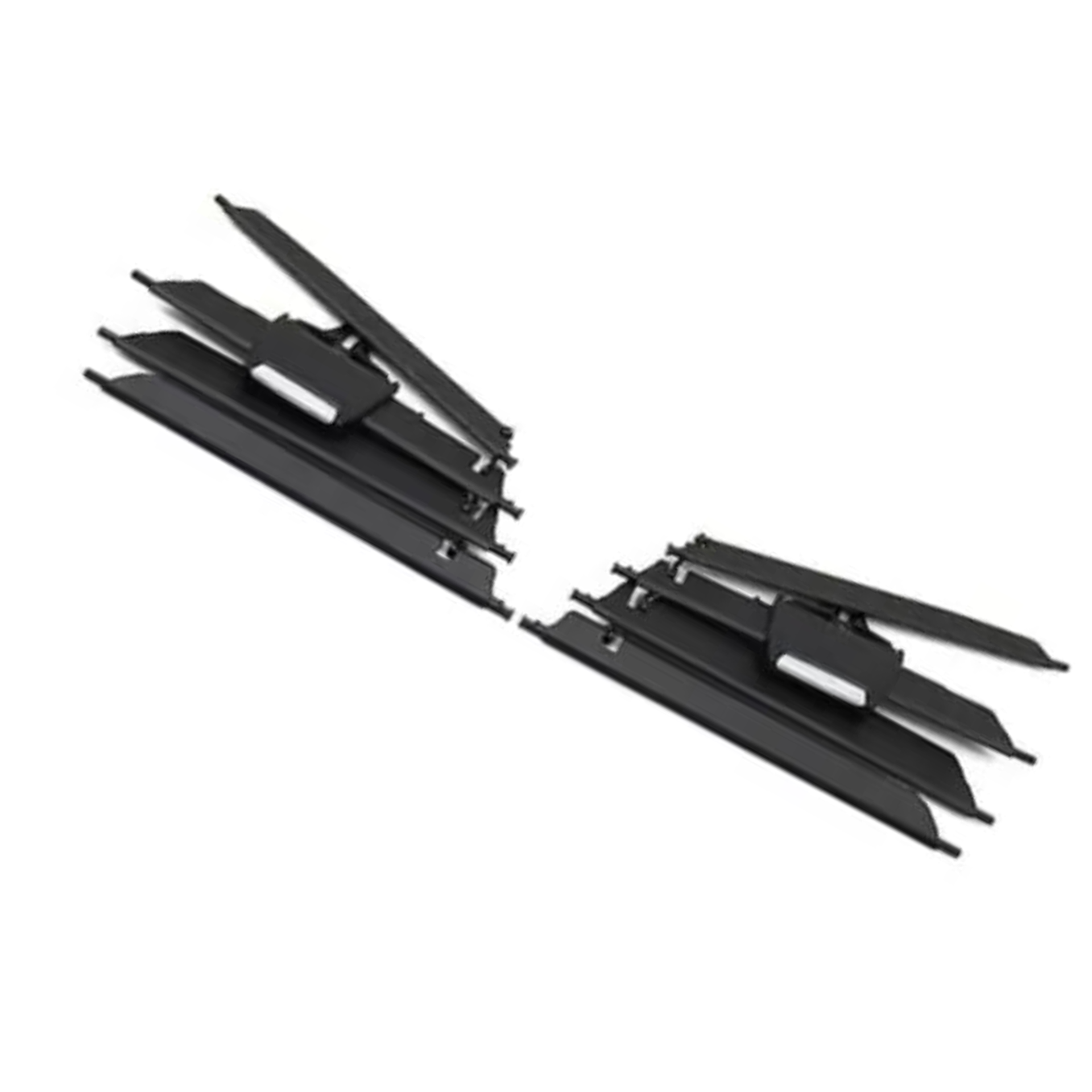 Central AC Vent Repair Kit Set for BMW X1 F48 (2015-2022) in Black color