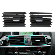 Central AC Vent Repair Kit Set for BMW X4 F26 (2014-2018) in Black color