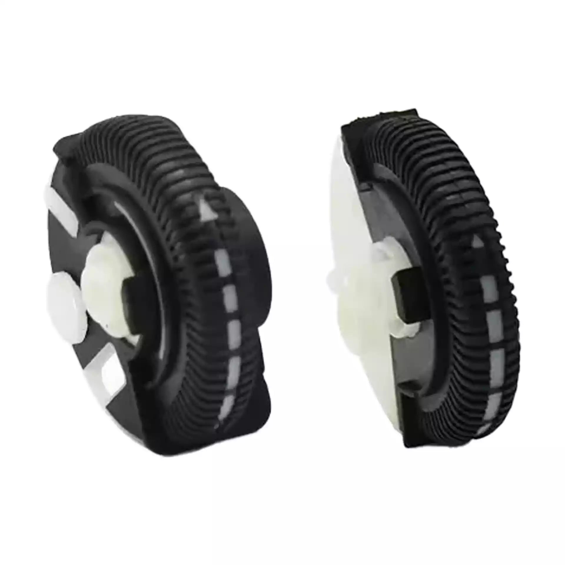 Central AC Vent Repair Kit Set for MERCEDES-BENZ E-CLASS W211 (2002-2008) in Black color Model A Roller Wheel