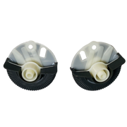 Central AC Vent Repair Kit Set for MERCEDES-BENZ E-CLASS W211 (2002-2008) in Dark Gray color Model A Roller Wheel