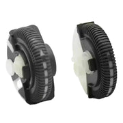Central AC Vent Repair Kit Set for MERCEDES-BENZ E-CLASS W211 (2002-2008) in Dark Gray color Model A Roller Wheel