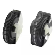 Central AC Vent Repair Kit Set for MERCEDES-BENZ E-CLASS W211 (2002-2008) in Dark Gray color Model A Roller Wheel