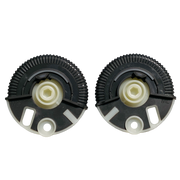 Central AC Vent Repair Kit Set for MERCEDES-BENZ E-CLASS W211 (2002-2008) in Dark Gray color Model A Roller Wheel