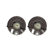 Central AC Vent Repair Kit Set for MERCEDES-BENZ E-CLASS W211 (2002-2008) in Stone Yellow color Model A Roller Wheel