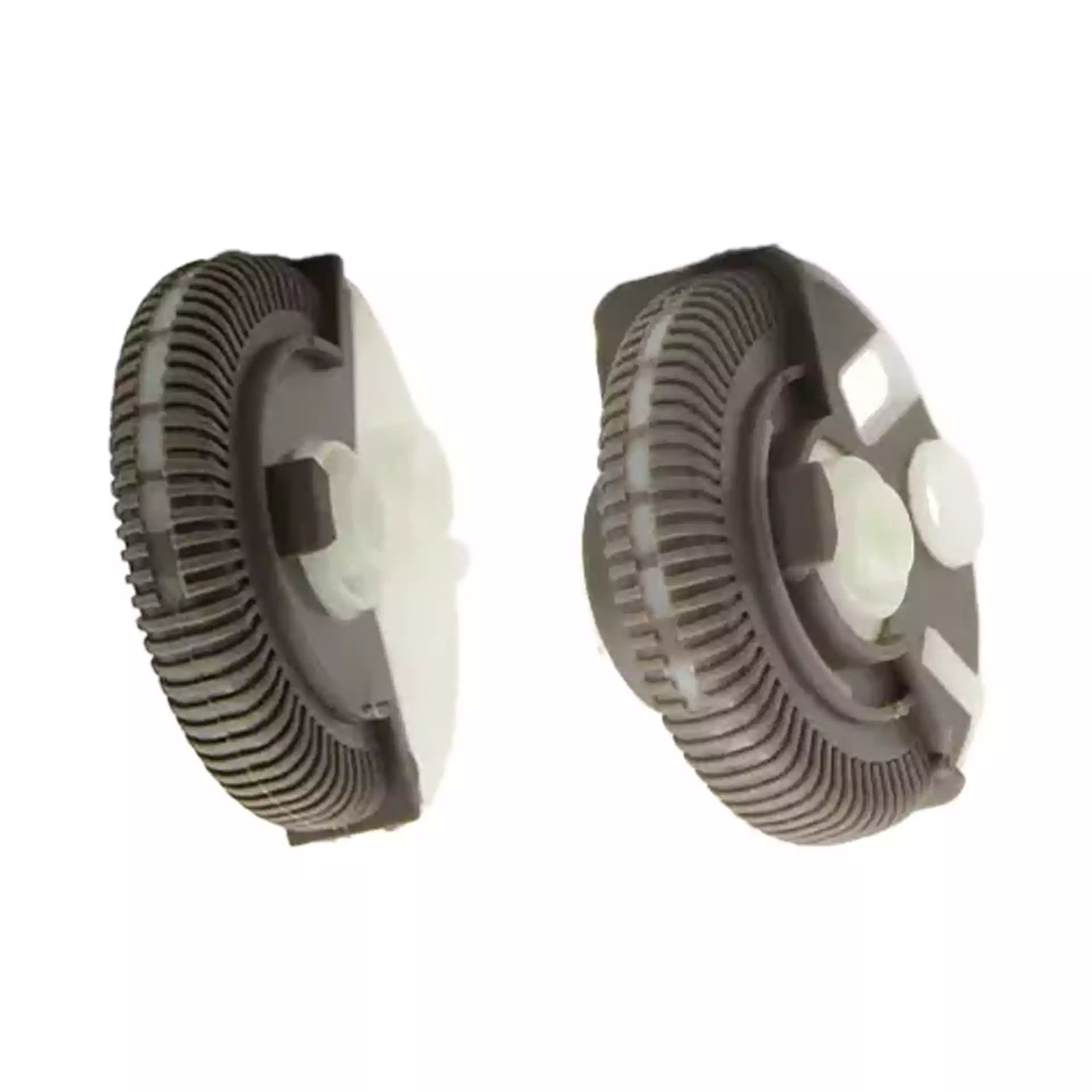 Central AC Vent Repair Kit Set for MERCEDES-BENZ E-CLASS W211 (2002-2008) in Stone Yellow color Model A Roller Wheel