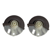 Central AC Vent Repair Kit Set for MERCEDES-BENZ E-CLASS W211 (2002-2008) in Stone Yellow color Model A Roller Wheel
