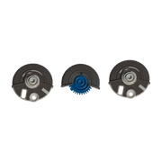 Central AC Vent Repair Kit Set for MERCEDES-BENZ E-CLASS W211 (2003) in Beige color Model B Roller Wheel