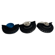Central AC Vent Repair Kit Set for MERCEDES-BENZ E-CLASS W211 (2003) in Black color Model B Roller Wheel