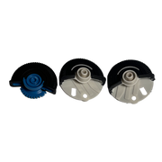 Central AC Vent Repair Kit Set for MERCEDES-BENZ E-CLASS W211 (2003) in Black color Model B Roller Wheel