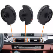 Central AC Vent Repair Kit for BMW 5 Series F18 (2010-2016) in Black color 3 Pcs