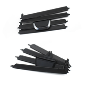 Central AC Vent Repair Kit for BMW 5 Series G31 (2017-2024) in Black color Chrome