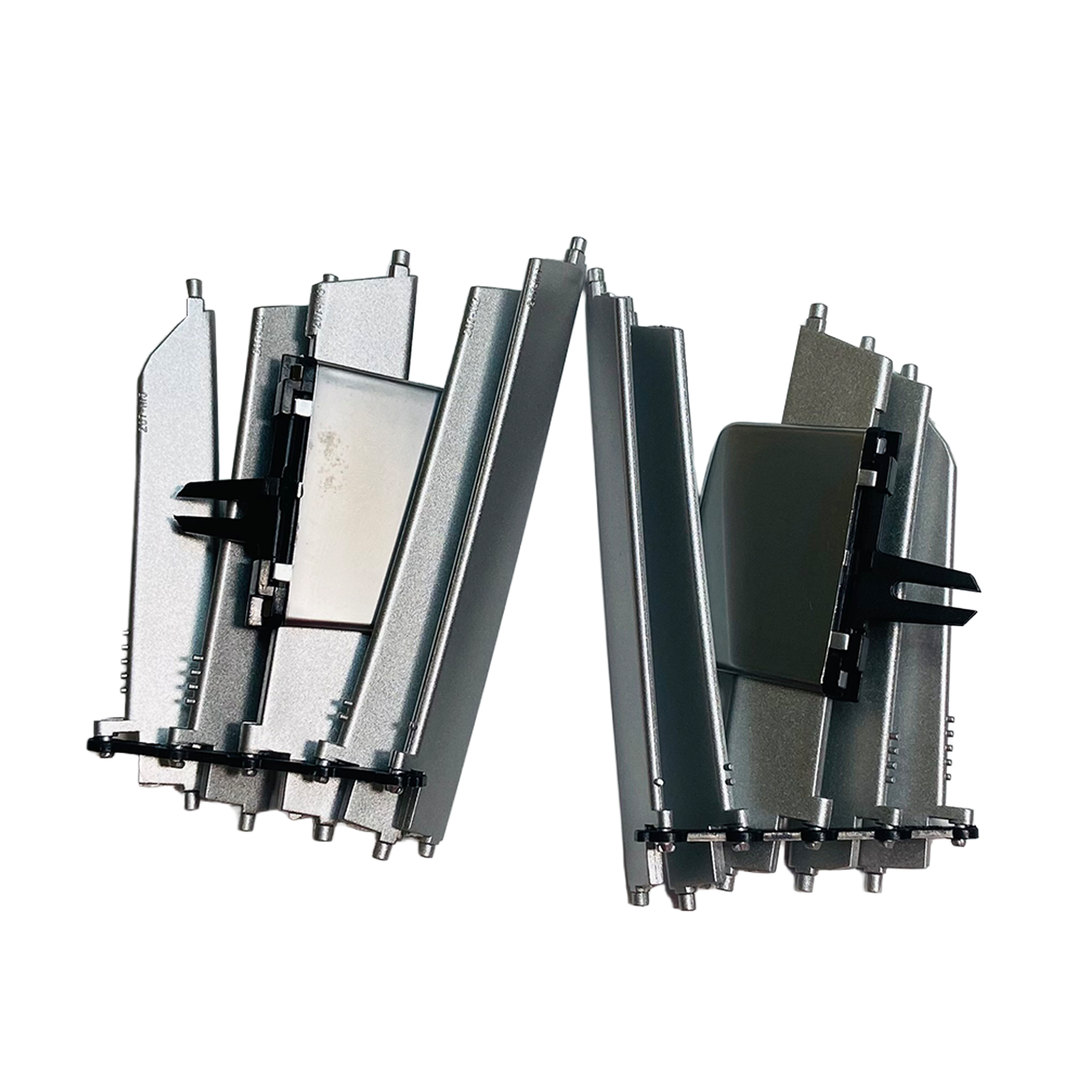 Central AC Vent Repair Kit for MERCEDES-BENZ E-CLASS W207 (2013) in Silver color