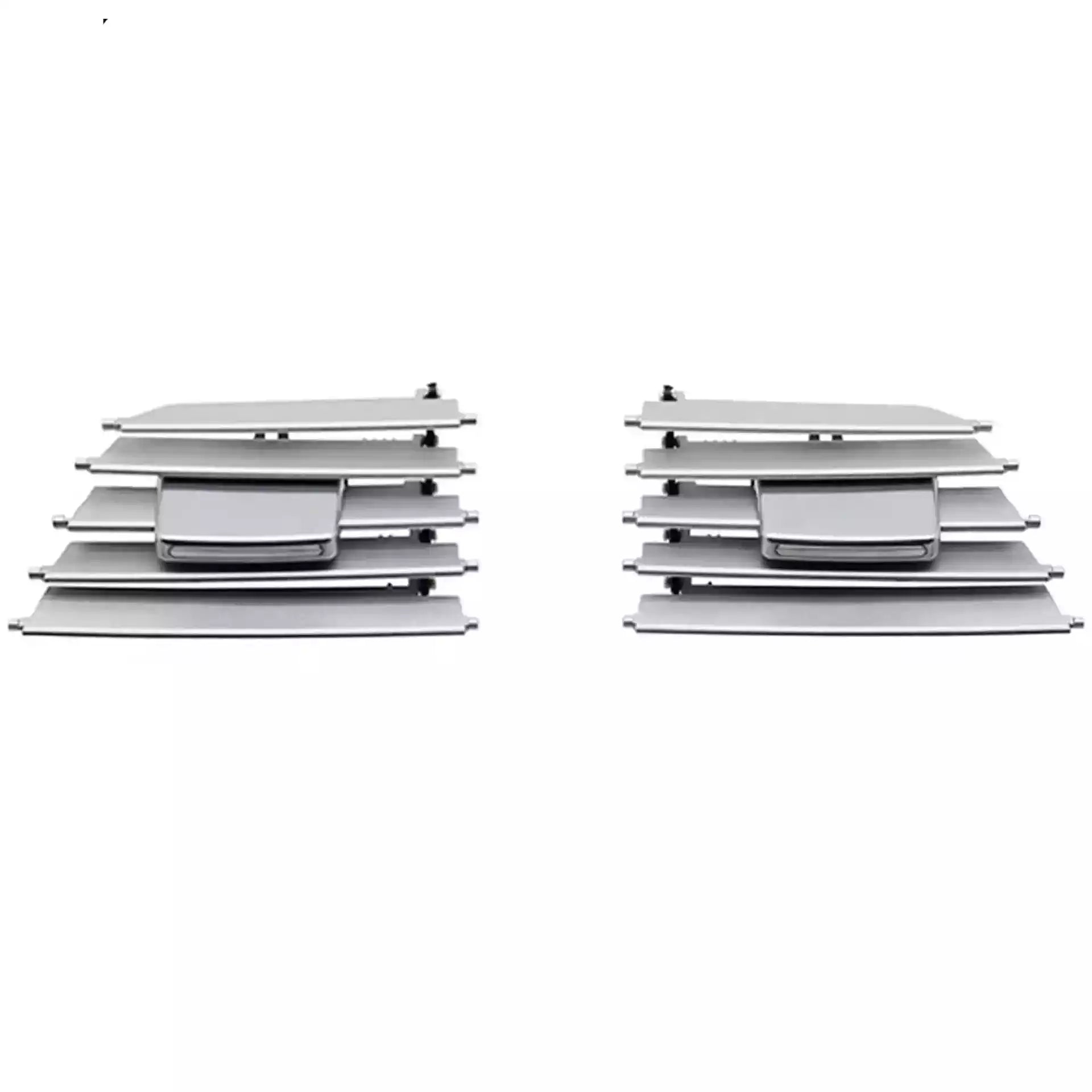 Central AC Vent Repair Kit for MERCEDES-BENZ E-CLASS W207 (2013) in Silver color