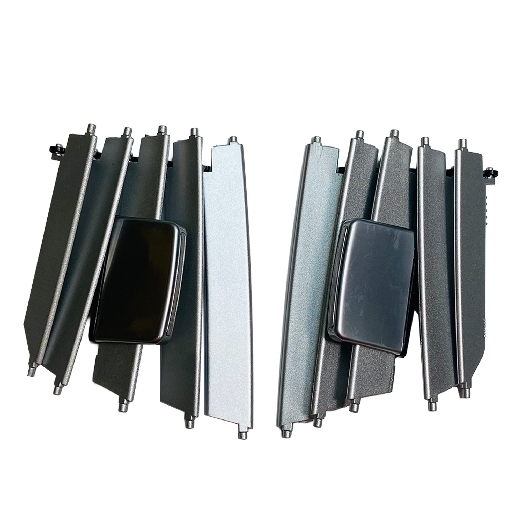 Central AC Vent Repair Kit for MERCEDES-BENZ E-CLASS W207 (2013) in Silver color