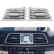 Central AC Vent Repair Kit for MERCEDES-BENZ E-CLASS W207 (2013) in Silver color