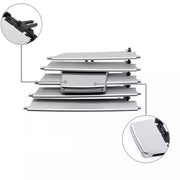Central AC Vent Repair Kit for MERCEDES-BENZ E-CLASS W207 (2013) in Silver color