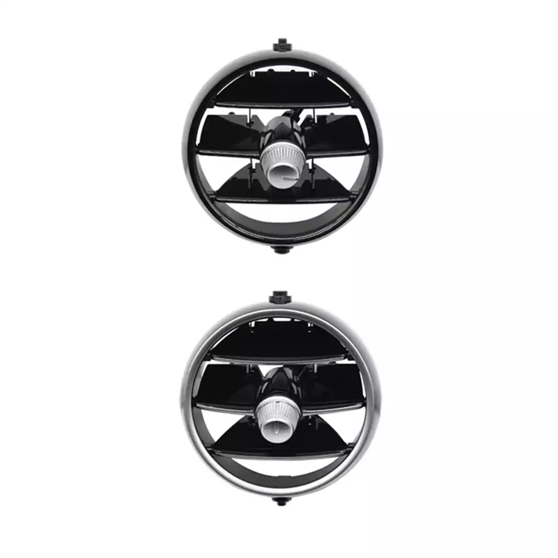 Central AC Vent Repair Kit for MERCEDES-BENZ GLC W253 (2015-2023) in Black color Standard Model Inner Part