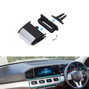 Central AC Vent Repair Kit for MERCEDES-BENZ GLE W167 (2018-2024) in Black color Slider Clip