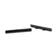Central AC Vent Trim Set for PORSCHE Taycan 9J1 (2021-2024) in Black color