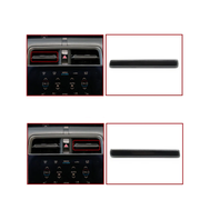 Central AC Vent Trim Set for PORSCHE Taycan 9J1 (2021-2024) in Black color