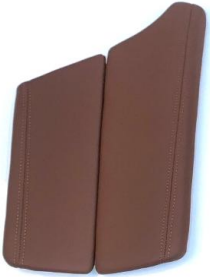 Central Armrest Storage Box Cover for BMW 5 Series F18 (2010-2016) in Brown color