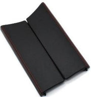 Central Armrest Storage Case Cover Set for MERCEDES-BENZ C-CLASS W205 (2014-2023) in Black with Red Line color